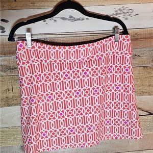 Jude Connally Geometric Pink Skirt Size M